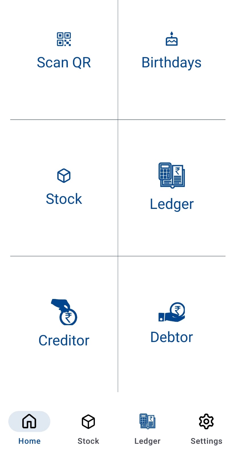 App Home page App Home page